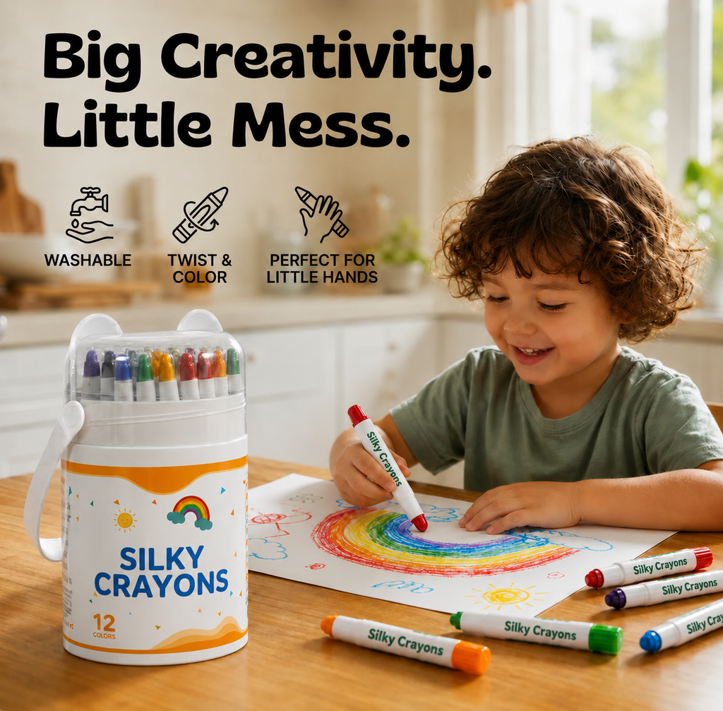 Wozely™ Washable Twist Crayons